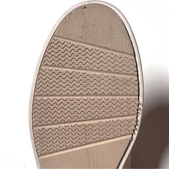 Sperry top-sider faux leather tan neutral women sz 9 gold heel accent shoes used - Picture 11 of 14